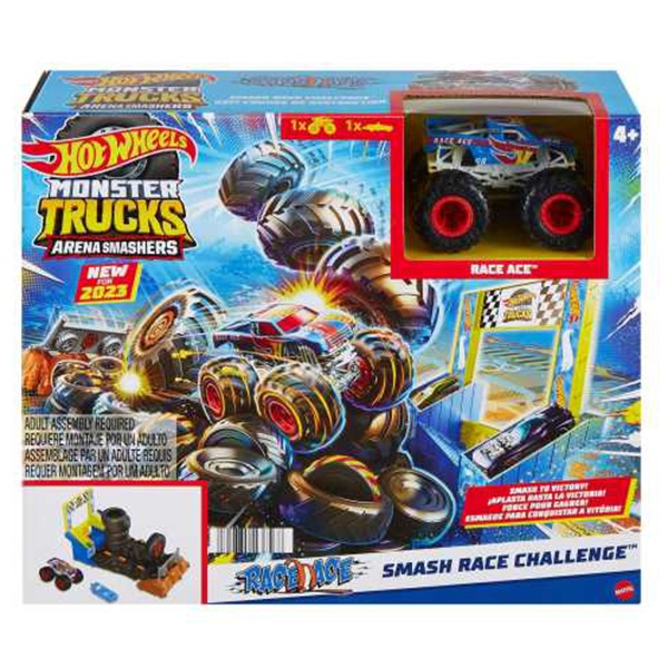 Hot Wheels Monster Trucks Arena World desafio de carreira Race Ace - Imagem 5