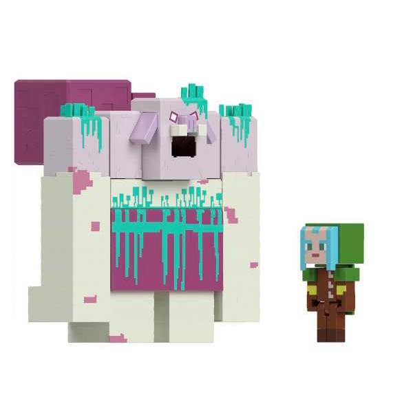 Minecraft Legends Devorador Figura com slime - Imagem 1