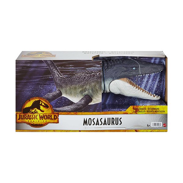 Jurassic World Figura Dinossauro Mosasauria 74cm - Imagem 5