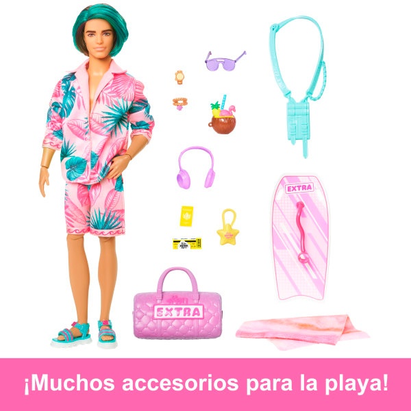 Barbie Extra Fly boneco de praia - Imagem 3