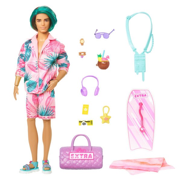 Barbie Extra Fly boneco de praia - Imagem 5