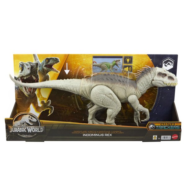 Jurassic World Camufla y Conquista Dinosaurio Indominus Rex - Imagen 5