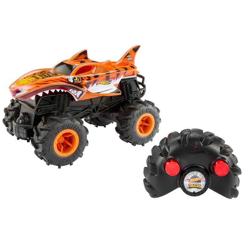 Hot Wheels Monster Truck Coche Tiger Shark RC