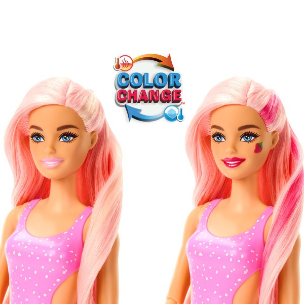 Barbie Pop! Reveal Serie Frutas Fresa Muñeca - Imagen 2