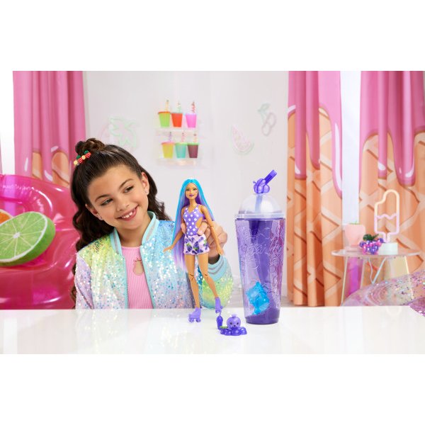 Barbie Pop! Reveal Serie Frutas Uvas Muñeca - Imatge 1