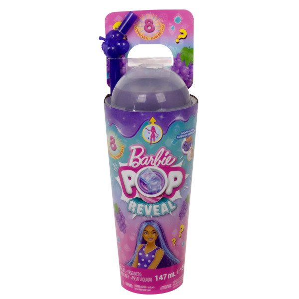Barbie Pop! Reveal Serie Boneca Frutas Uvas - Imagem 6