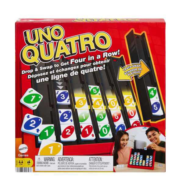 Mattel Games UNO Quatro - Imagen 1