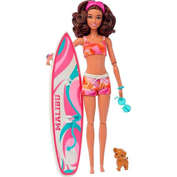 Barbie con tabla de surf - Imagen 1