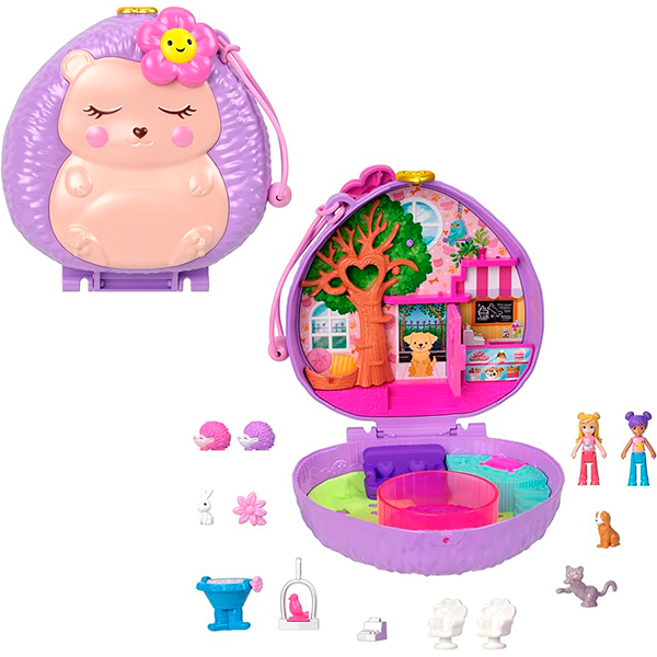 Conjunto de jogos Polly Pocket Hedgehog Café - Imagem 1