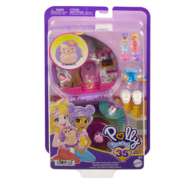 Conjunto de jogos Polly Pocket Hedgehog Café - Imagem 1