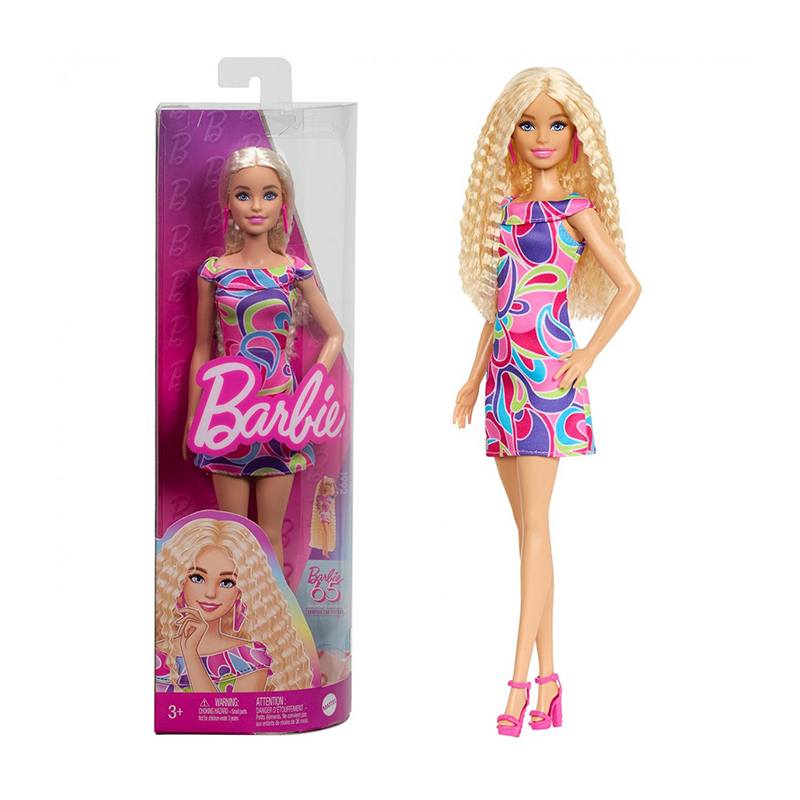 Barbie Muñeca Fashionista Vestido Colores - Imagen 1