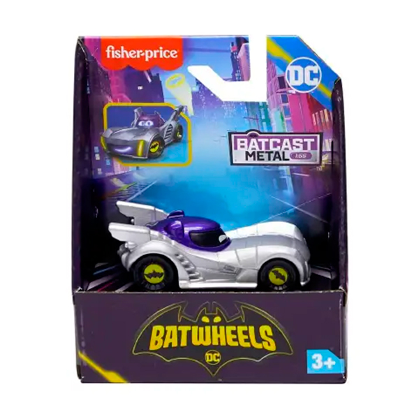 Fisher-Price Batwheels Carro Batmobil Blindado 1:55 - Imagem 1
