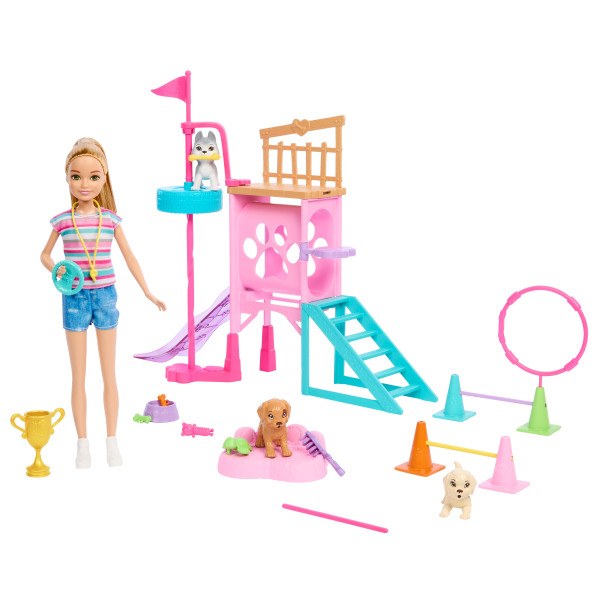 Barbie Stacie al Rescate Parque de Entrenamiento para Cachorros - Imagen 1