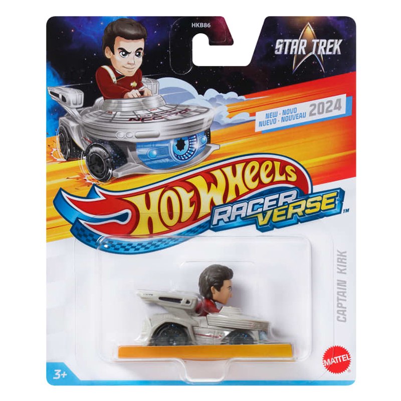 Hot Wheels RaceVerse Star Trek Coche Capitan Kirk
