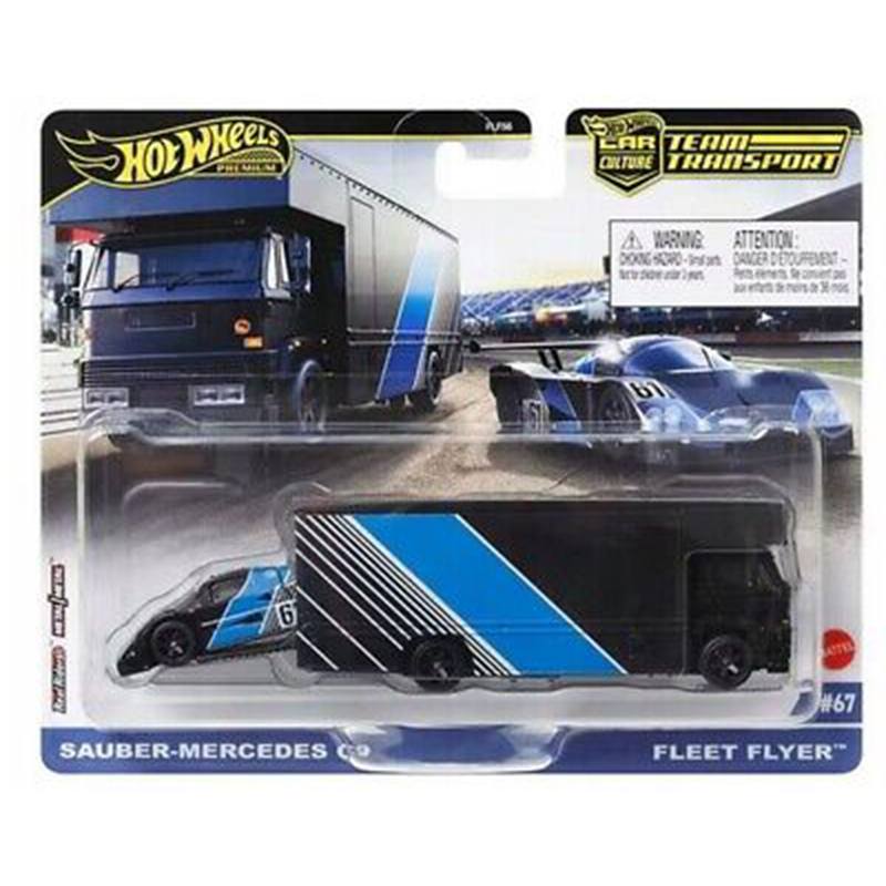Hot Wheels Camión Team Transport #67 Sauber Mercedes | JOGUIBA