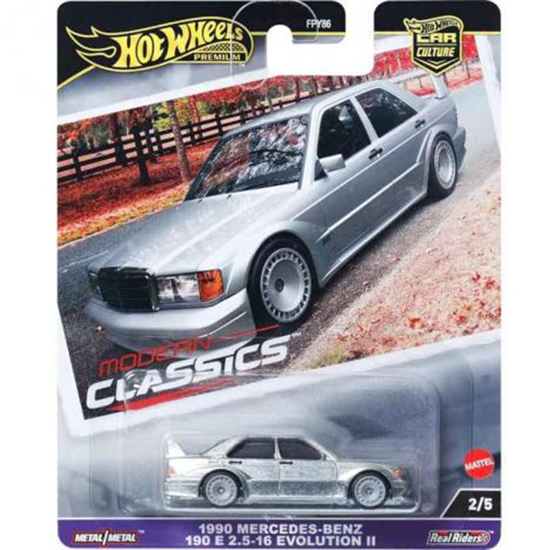 Hot Wheels Coche 1990 Mercedes Benz 190E - Modern Classics 1:64 - Imagen 1