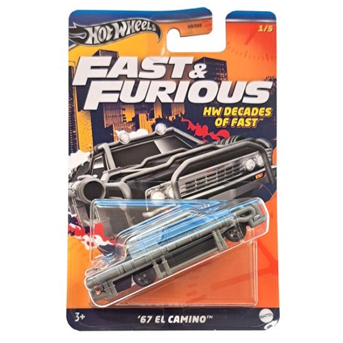 Hot Wheels Fast & Furious Coche '67 El Camino 1:64 - Imagen 1