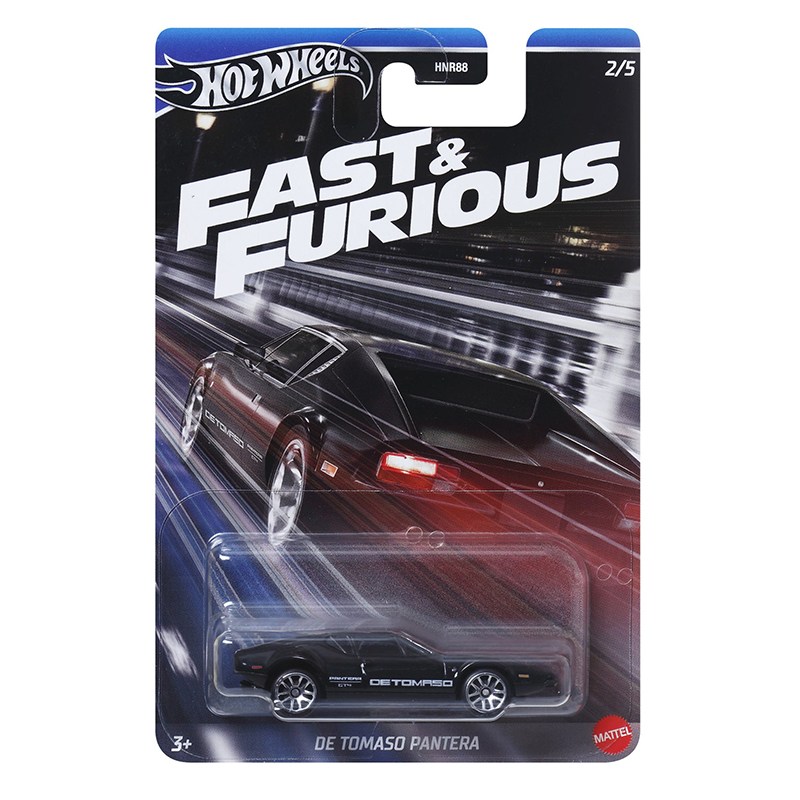Hot Wheels Coche Fast & Furious De Tomaso Pantera