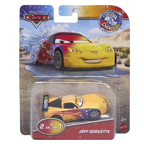 Disney Cars Carro Jeff Gorvette Trocadores de cores - Imagem 1