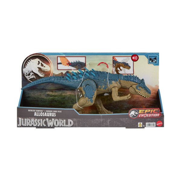 Jurassic World Figura Dinossauro Allosaurus 43cm - Imagem 1