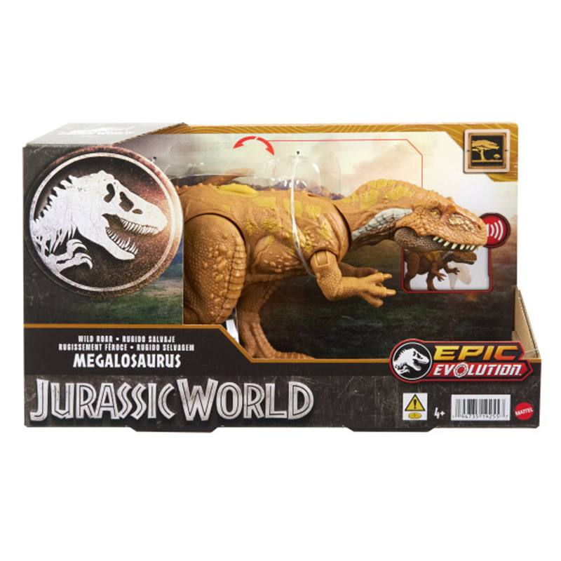 Jurassic World Wild Roar Figura Dinosaurio Megalosaurus - Imagen 1