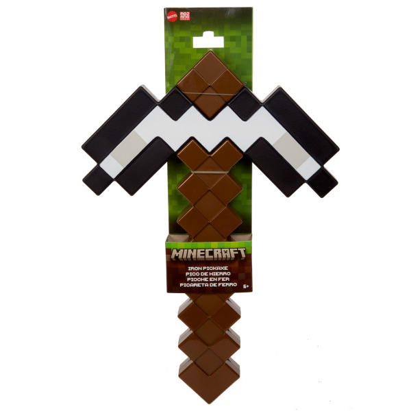 Minecraft Brinquedo Picareta de Ferro - Imagem 1