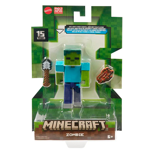 Minecraft Figura Zombie 8cm - Imatge 1