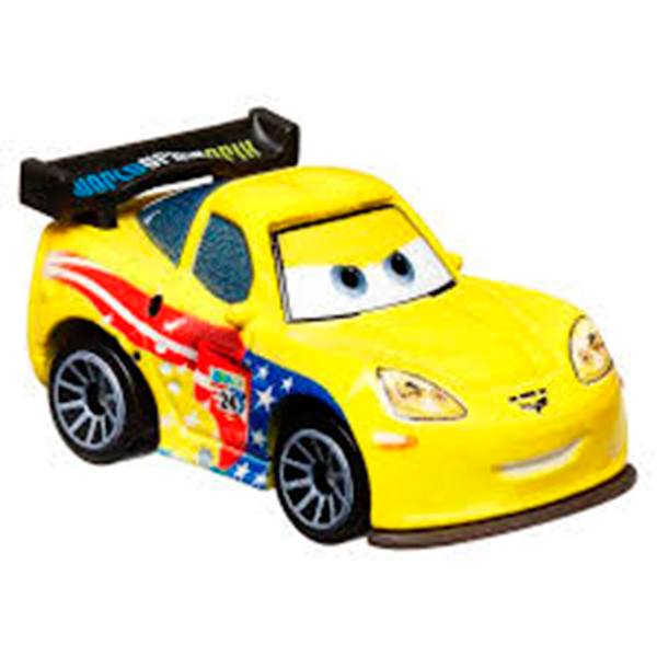 Carros Disney Mini Racers Carro Jeff Corvette - Imagem 1