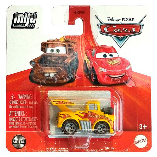 Disney Cars Mini Racers Coche Mater Hot Rod - Imagen 1