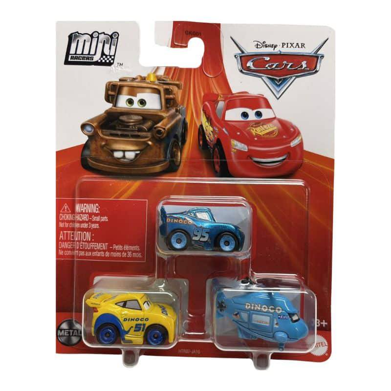 Cars Pack 3 Coches Mini Racers Dino