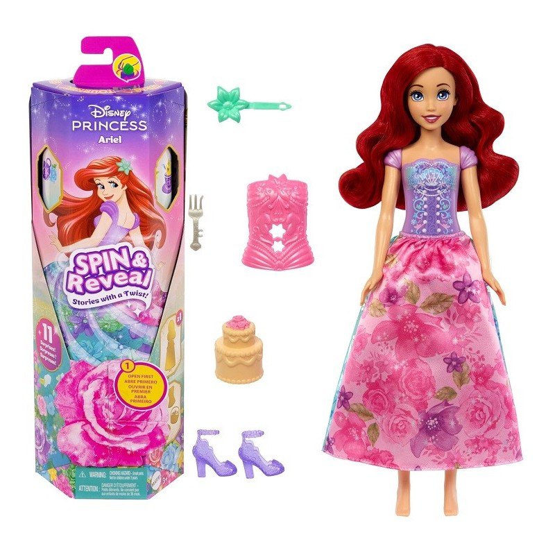 Disney Princesa Ariel Spin & Reveal