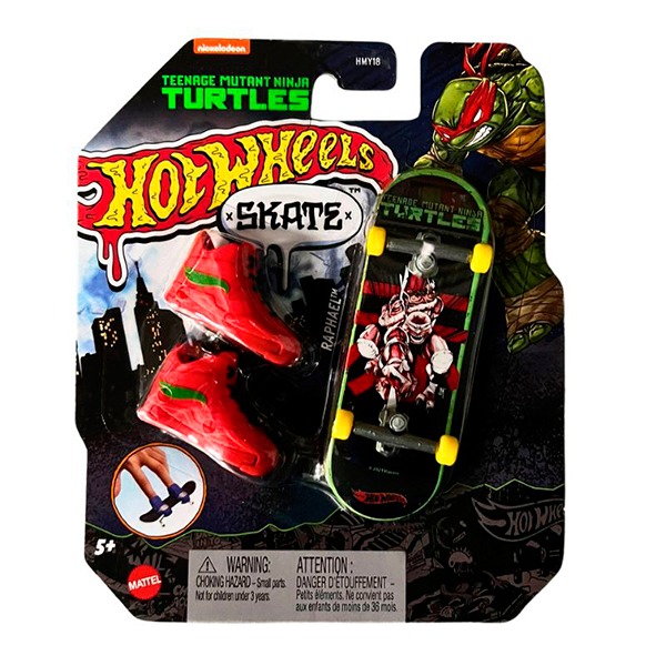 Hot Wheels Skate Tortugues Ninja Raphael - Imagen 1