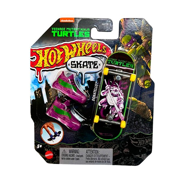 Hot Wheels Skate Tartarugas Ninja Donatello - Imagem 1