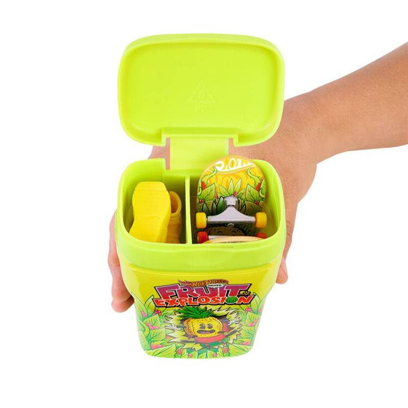Hot Wheels - Patinete de dedo Skate Container Fruit Exposon - Imagen 2