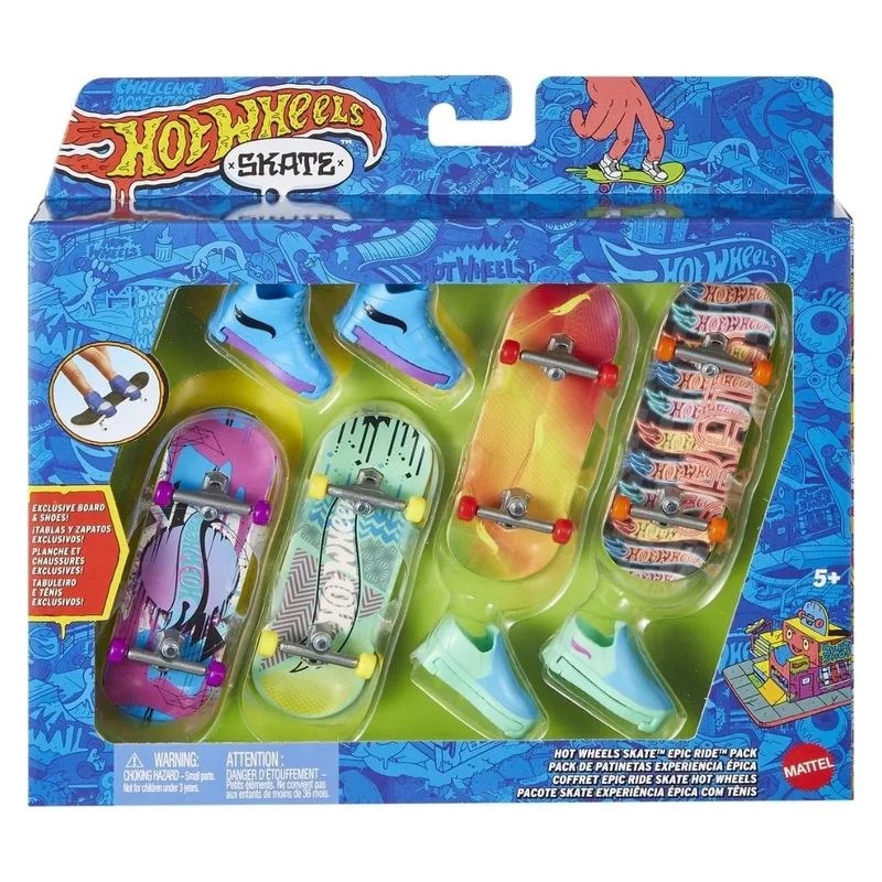 Hot Wheels Multipack 4 monopatines Epic Ride
