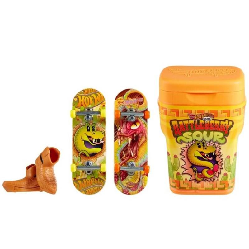 Hot Wheels - Patinete de dedo Skate Container Ratleberry - Imagen 1