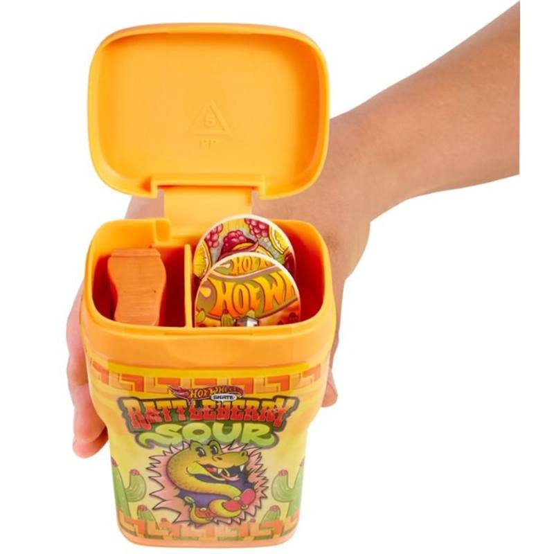 Hot Wheels - Patinete de dedo Skate Container Ratleberry - Imagen 2