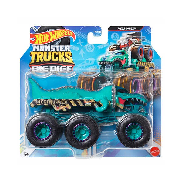 Monster Trucks Carro Mega Wrex Big Rigs 1:64 - Imagem 1
