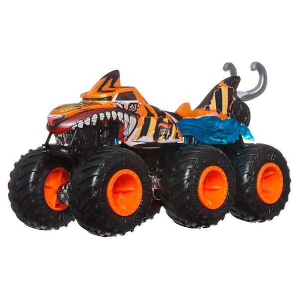 Monster Trucks Coche Tiger Shark Big Rigs 1:64