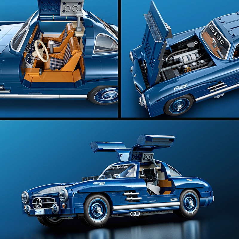 Hot Wheels Kit de construcción Coche Mercedes-Benz 300 SL - Imagen 5