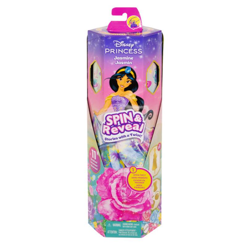 Muñeca De Moda Jasmine Spin & Reveal De Disney Princesas - Imagen 