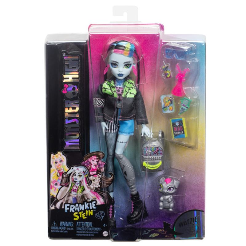 Monster High Muñeca Frankie Stein - Moda Electrizante - Imagen 1