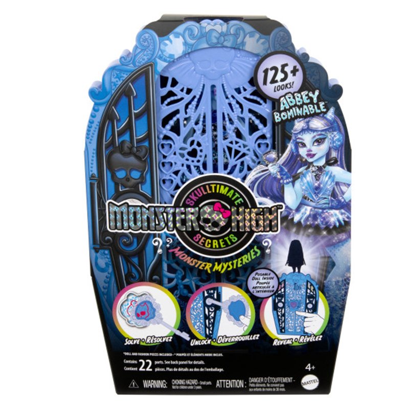 Monster High Muñeca Abbey Bominable Skulltimate Secrets - Imagen 1