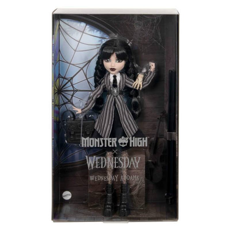 Monster High Muñeca Wednesday-Miércoles - Imagen 1