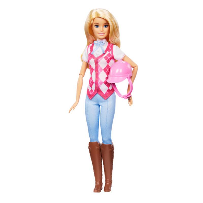 Boneca Barbie Malibu a andar a cavalo - Imagem 1