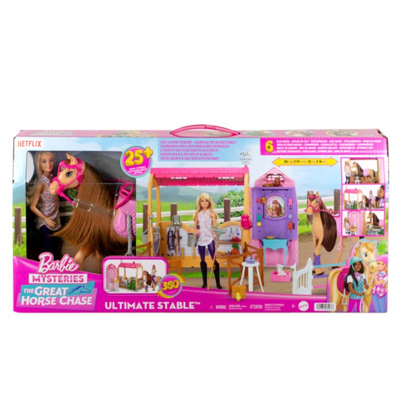 Barbie Superestablo con Muñeca y Caballo - Imagen 1