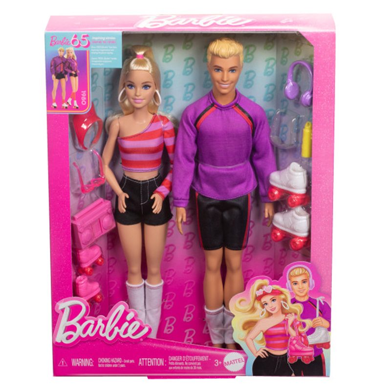 Barbie y Ken Barbie Fashionistas 65 Aniversario - Imagen 1