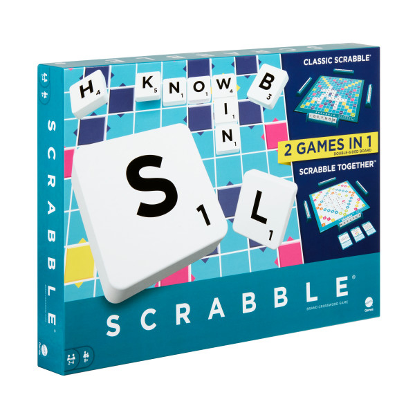 Mattel Games Jogo de tabuleiro Scrabble Plus em espanhol - Imagem 2