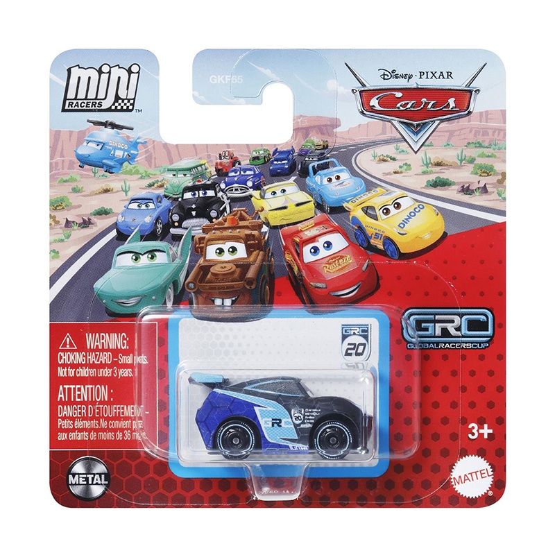 Disney Cars Coche Mini Racers Jackson Storm GRC - Imagen 1