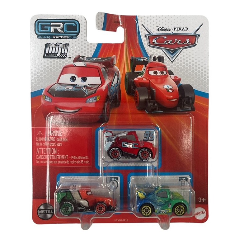 Cars Pack 3 Carros Mini Racers #1 - Imagem 1